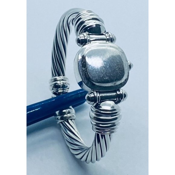 David Yurman Hinge Watch Case Bangle Bracelet 925 585 - Picture 2 of 16